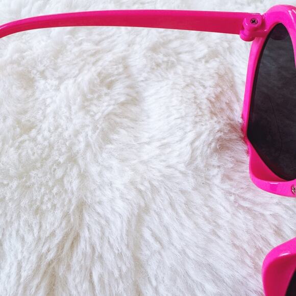 Pixie Pink Girl Heart-shape Sunglasses - Picture 7 of 15